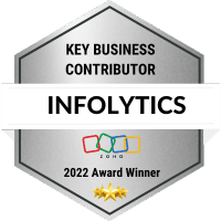 Infolytics Zoho Partner Award